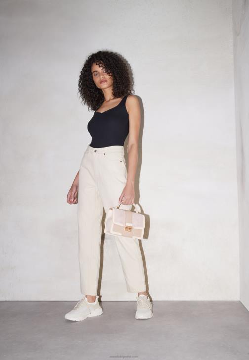 PN6V1175 ženy Anna Field kožené tenisky béžové