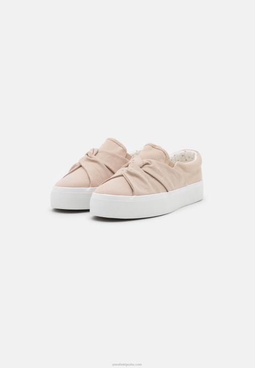 PN6V1187 ženy Anna Field slip-ons béžové