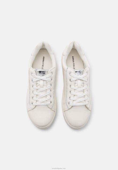 PN6V1208 ženy Anna Field tenisky bílá/stříbrná