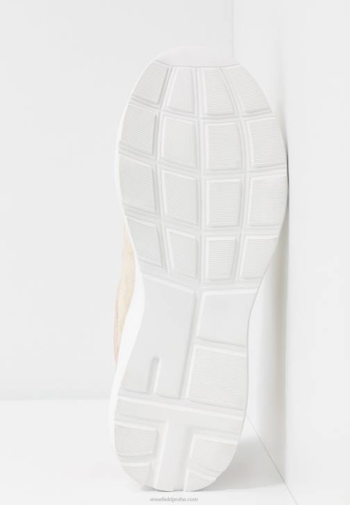 PN6V1219 ženy Anna Field kožené tenisky bílé