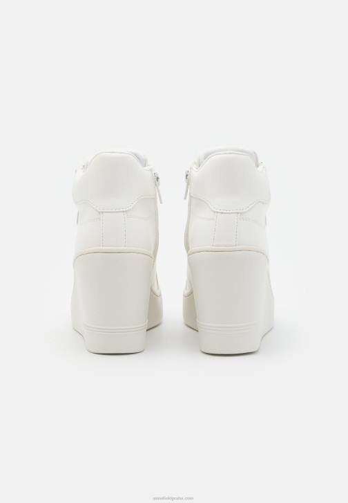 PN6V1229 ženy Anna Field vysoké tenisky bílé