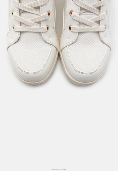 PN6V1230 ženy Anna Field vysoké tenisky bílé