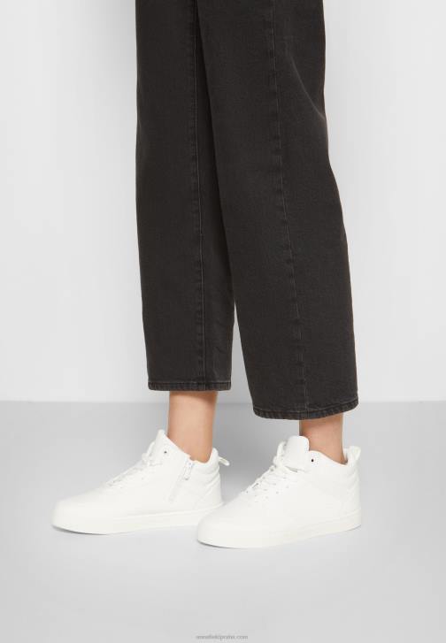 PN6V1233 ženy Anna Field vysoké tenisky bílé