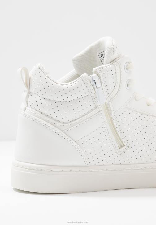 PN6V1233 ženy Anna Field vysoké tenisky bílé