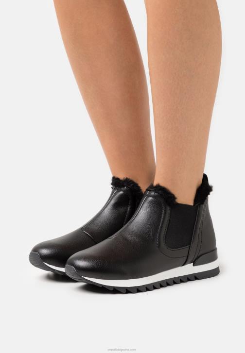 PN6V1235 ženy Anna Field vysoké tenisky černé