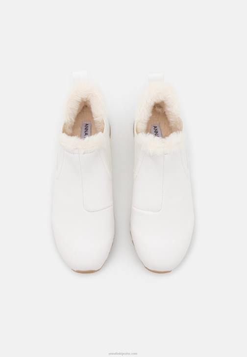 PN6V1236 ženy Anna Field vysoké tenisky bílé