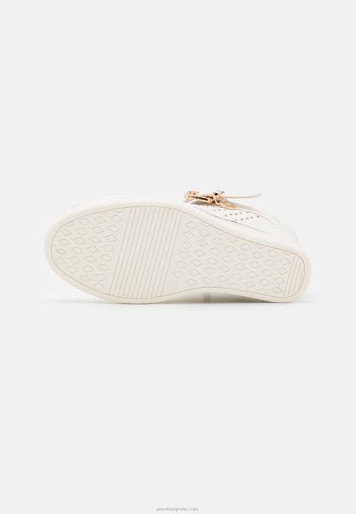 PN6V1239 ženy Anna Field vysoké tenisky bílé