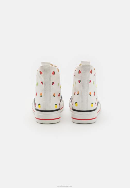 PN6V1240 ženy Anna Field vysoké tenisky bílé