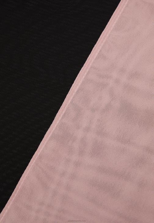 PN6V2706 ženy Anna Field 2 balení šátek černá/růžová