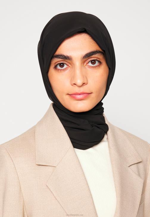 PN6V2707 ženy Anna Field 2 balení šátků černo/zelený