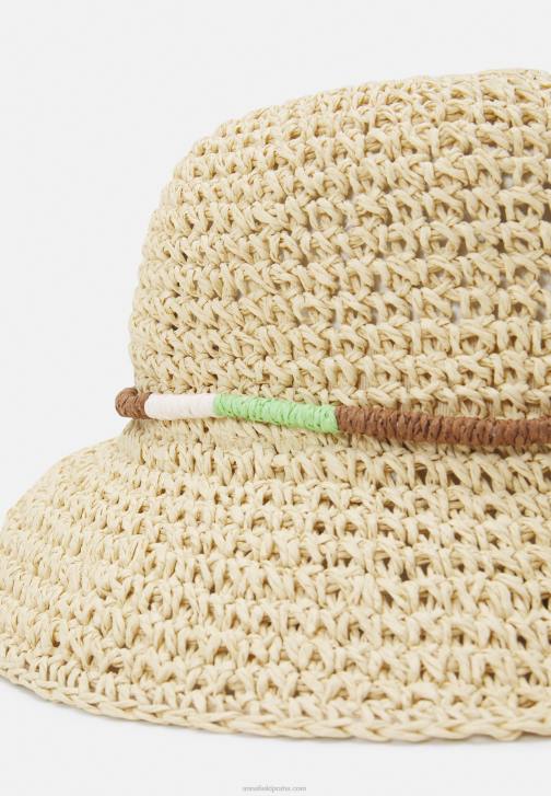 PN6V2722 ženy Anna Field klobouk tan/zelený