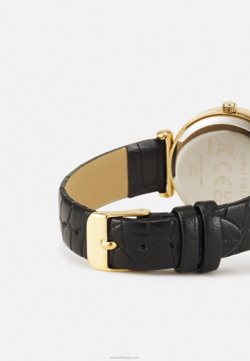PN6V2782 ženy Anna Field hodinky černo/zlaté barvy