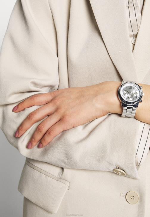 PN6V2793 ženy Anna Field hodinky s chronografem stříbrné barvy