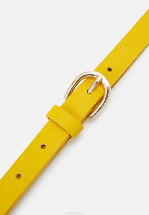 PN6V2729 ženy Anna Field Pásek po 3 kusech černá/žlutá/hnědá