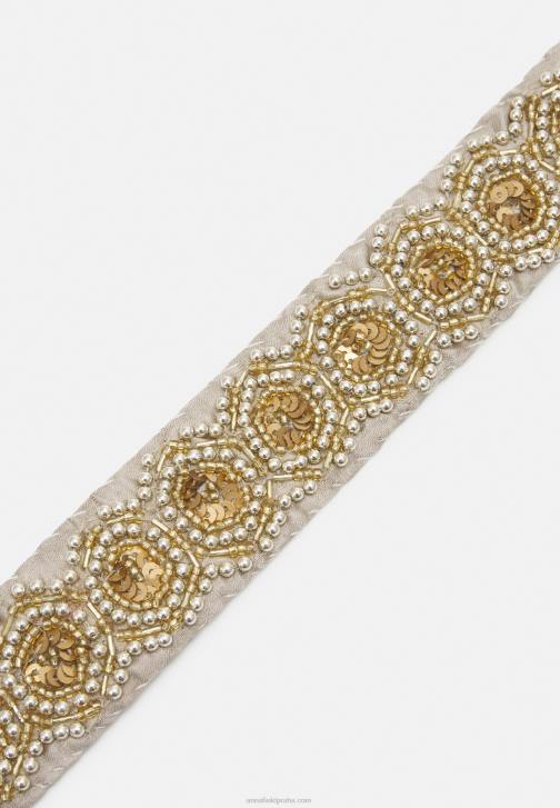 PN6V2741 ženy Anna Field pásek béžové/zlaté barvy