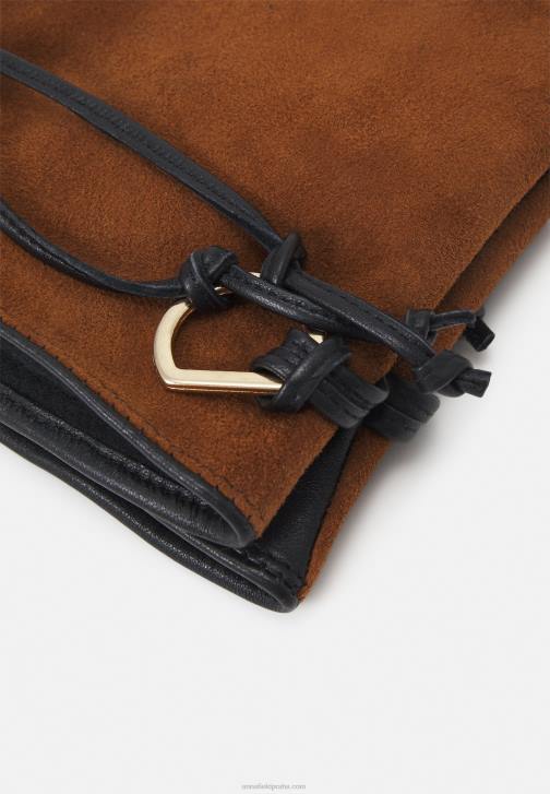 PN6V2856 ženy Anna Field rukavice černo/hnědé