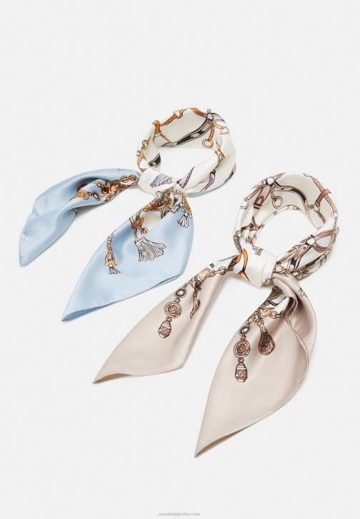 PN6V2835 ženy Anna Field 2 balení faulard modrá/růžová