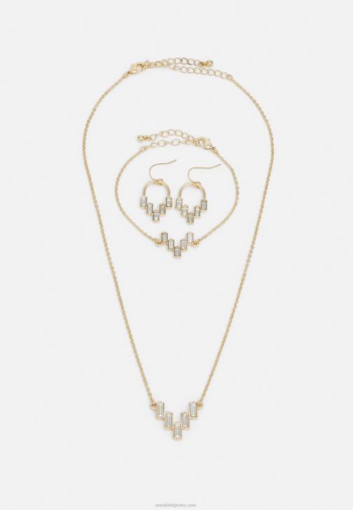 PN6V2653 ženy Anna Field sada náušnic zlaté barvy