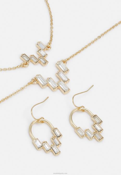 PN6V2653 ženy Anna Field sada náušnic zlaté barvy