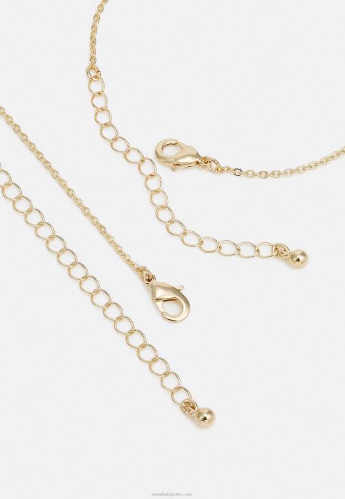 PN6V2654 ženy Anna Field set náhrdelník zlaté barvy