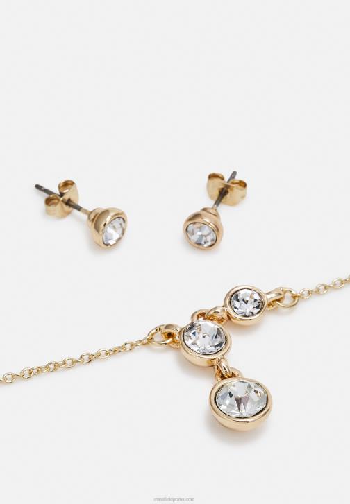 PN6V2655 ženy Anna Field sada náušnic zlaté barvy