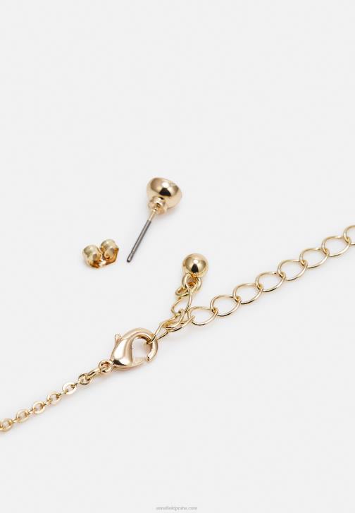 PN6V2656 ženy Anna Field sada náušnic zlaté barvy