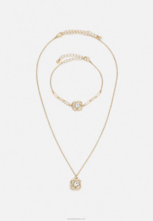 PN6V2657 ženy Anna Field set náhrdelník zlaté barvy