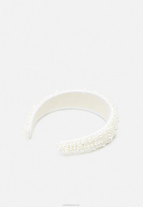 PN6V2666 ženy Anna Field vlasový stylingový doplněk bílý