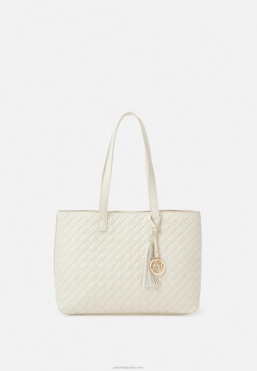 PN6V2383 ženy Anna Field kabelka šedobílá