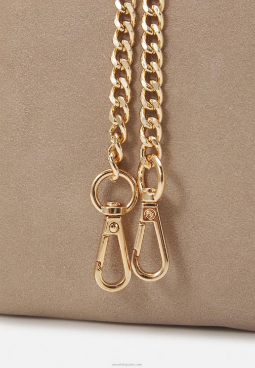 PN6V2415 ženy Anna Field kožená spojka taupe