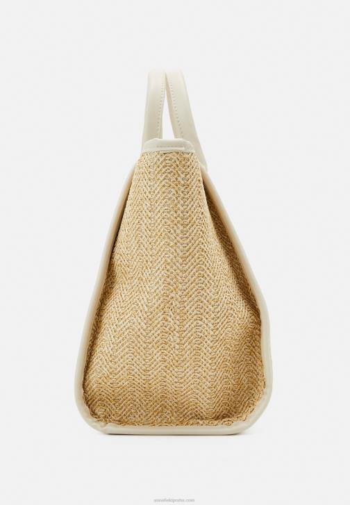 PN6V2463 ženy Anna Field taška šedobílá