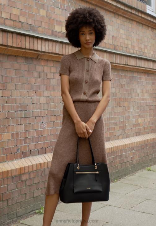 PN6V2465 ženy Anna Field taška černá