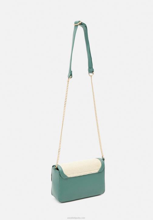 PN6V2526 ženy Anna Field přes tělo taška zelená