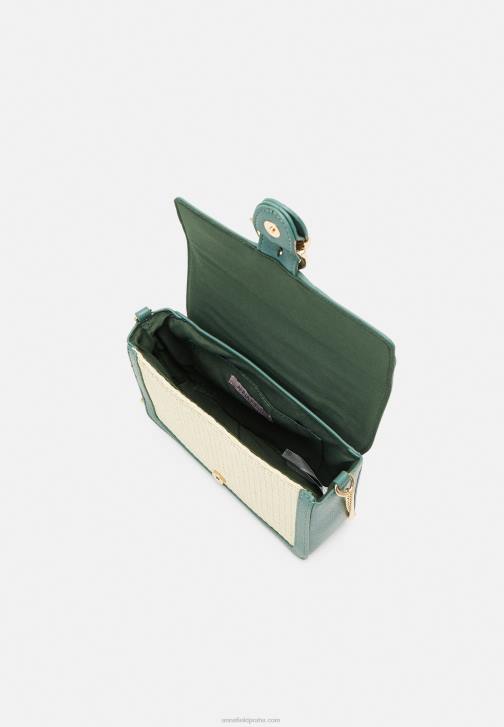 PN6V2526 ženy Anna Field přes tělo taška zelená