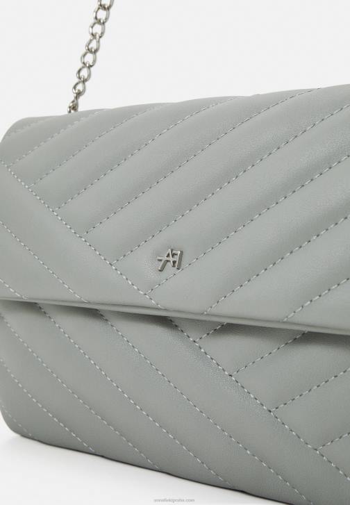 PN6V2553 ženy Anna Field taška přes tělo modrá šedá